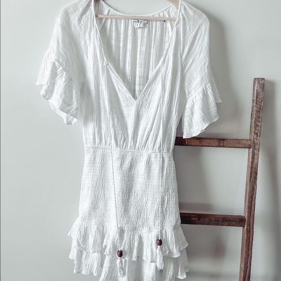 Princess Polly Dresses & Skirts - Process Polly white gauzy dress